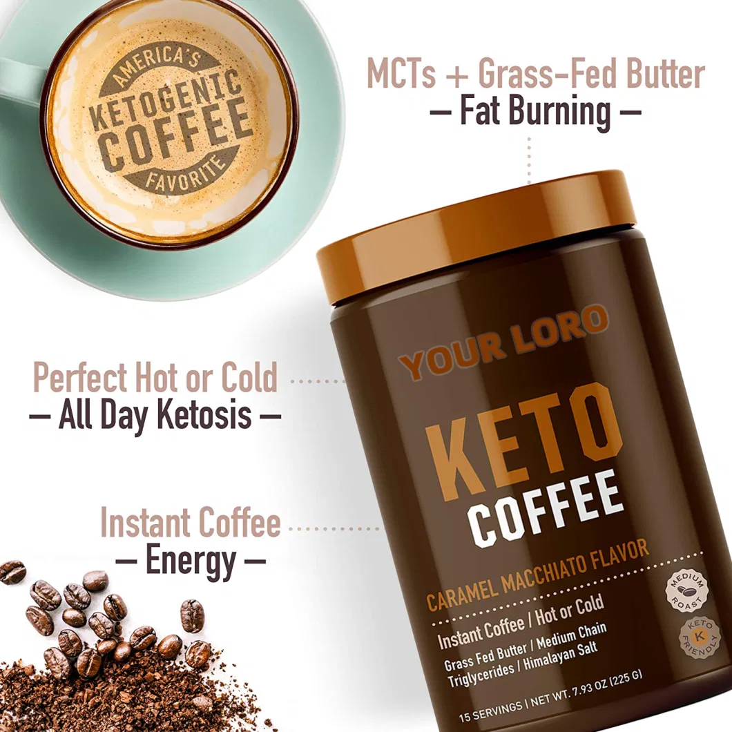 Private Labels Slimming Health Care Supplement Keto Bhb Powder Ketogenic Ketosis Instant Keto Coffee