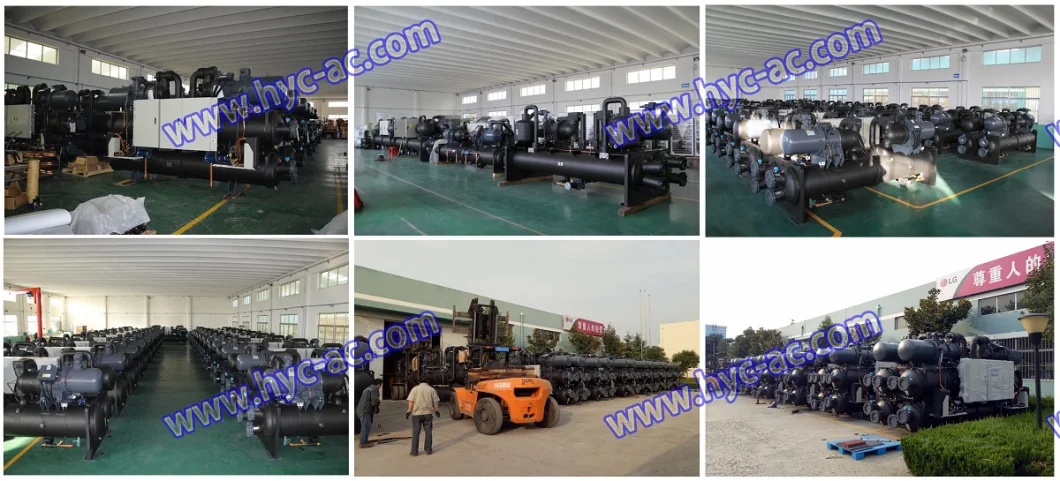 Industrial Water-Cooled Glycol Screw Chiller Refrigeration Equipment (HYC factory)